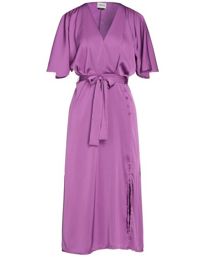 Berna Midi Dress - Purple