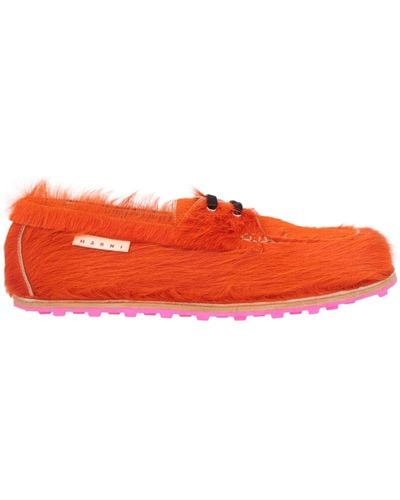 Marni Chaussures à lacets - Orange