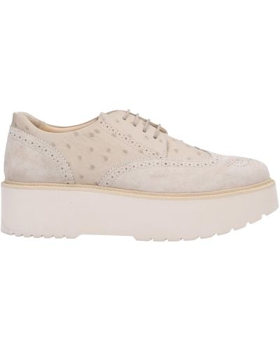 Hogan Lace-up Shoes - Natural