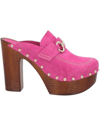CafeNoir Mules & Clogs - Pink