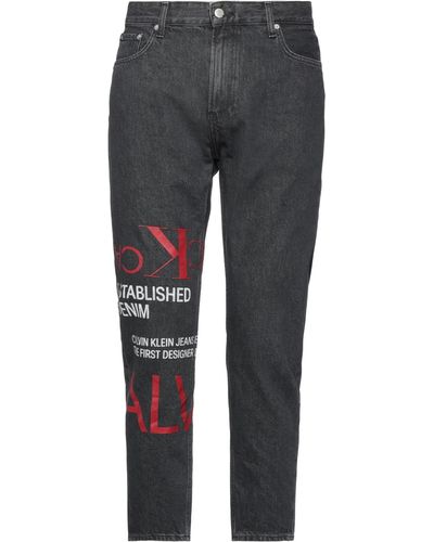 Calvin Klein Pantalon en jean - Gris
