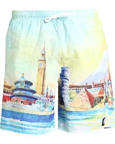 Huf Beach Shorts And Trousers - Blue
