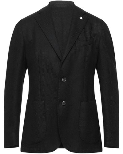 Luigi Bianchi Suit Jacket - Black