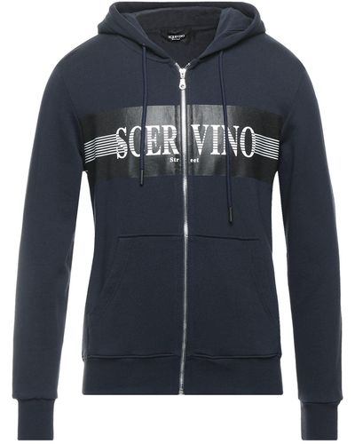 Ermanno Scervino Midnight Sweatshirt Cotton - Blue