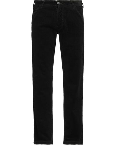 Armani Jeans Pants Cotton, Elastane - Black