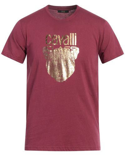 Class Roberto Cavalli Camiseta - Rosa