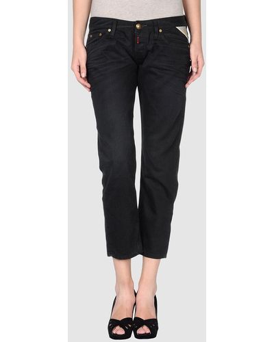 Replay Denim Cropped - Black