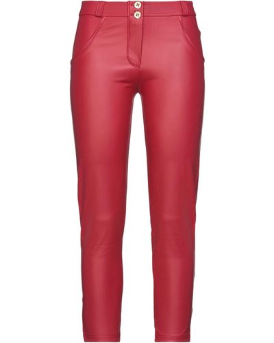 Freddy Cropped Pants - Red
