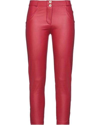Freddy Cropped Trousers - Red