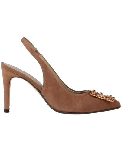 Marian Court Shoes - Brown