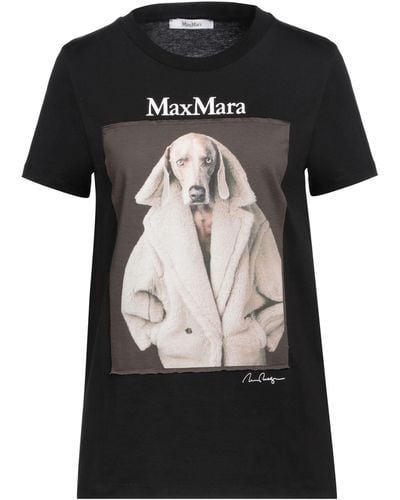 Max Mara T-shirts - Schwarz