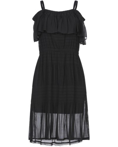 Anna Rachele Midi Dress - Black