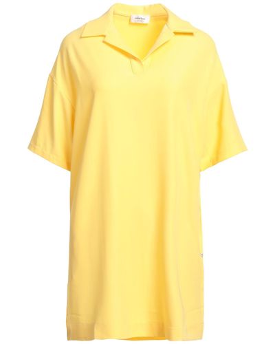 Ottod'Ame Mini Dress Polyester, Elastane - Yellow