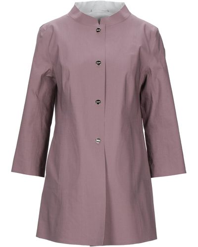 Herno Overcoat & Trench Coat - Purple