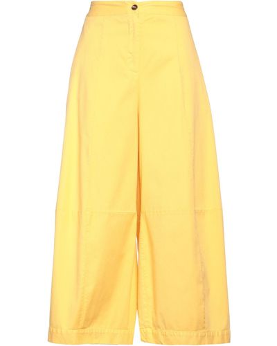 ALESSIA SANTI Pants - Yellow