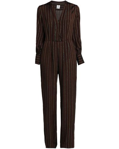 Attic And Barn Jumpsuit - Brown