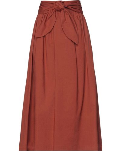 EMMA & GAIA Maxi Skirt - Red