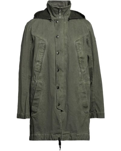 Premiata Overcoat & Trench Coat - Green