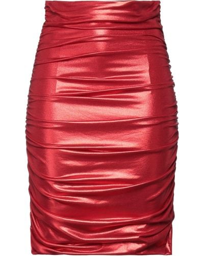 Dolce & Gabbana Midi Skirt Polyester, Elastane - Red