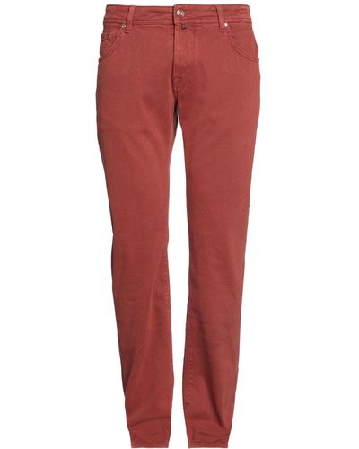 Jacob Coh?n Trousers Cotton, Elastane, Polyester - Red
