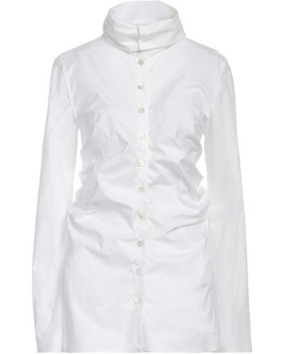 Erika Cavallini Semi Couture Hemd - Weiß