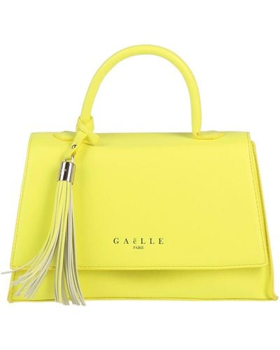 Gaelle Paris Handbag - Yellow