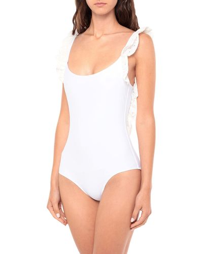 Dondup One-piece Swimsuit - White
