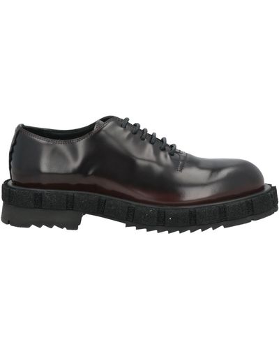 THE ANTIPODE Dark Lace-Up Shoes Leather - Black