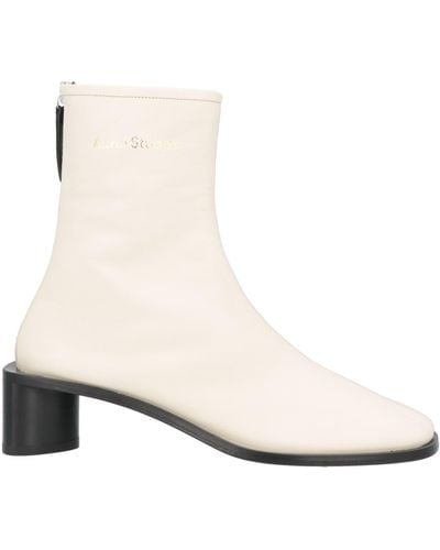 Acne Studios Ankle Boots - White