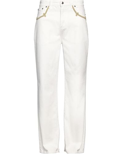 Youths in Balaclava Jeans - White