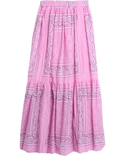 Mia Bag Long Skirt - Pink