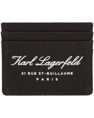 Karl Lagerfeld Cardholder Cotton - Black