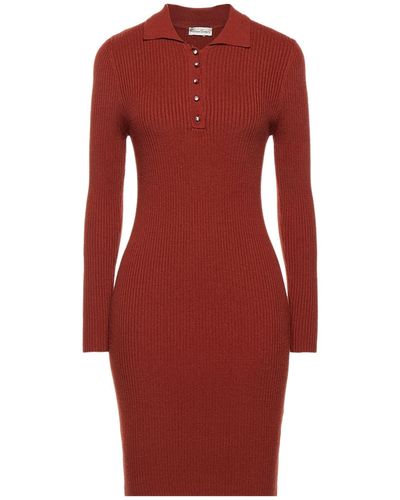 Cashmere Company Mini-Kleid - Rot