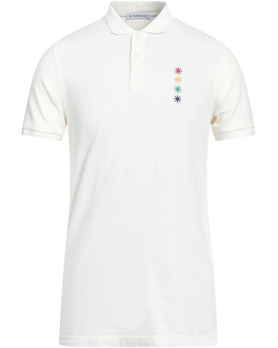 Manuel Ritz Polo Shirt Cotton, Elastane - White