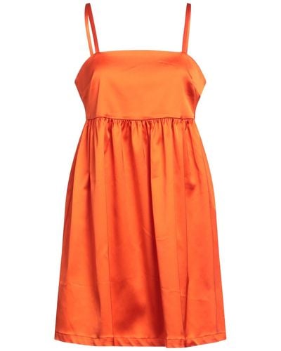 Semicouture Mini Dress - Orange
