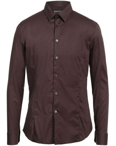 Grey Daniele Alessandrini Shirt - Brown