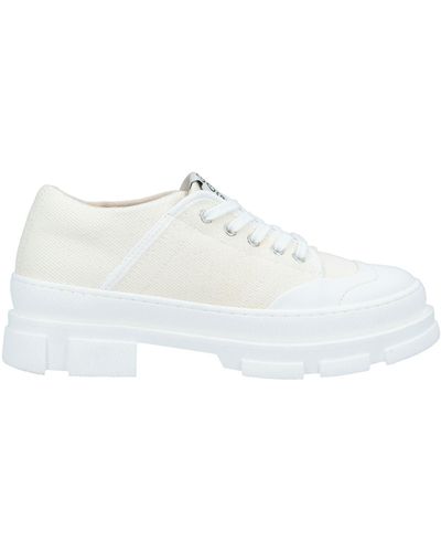 Ganni Lace-up Shoes - White