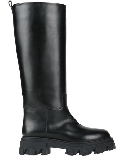 Gia Borghini Boot Leather - Black