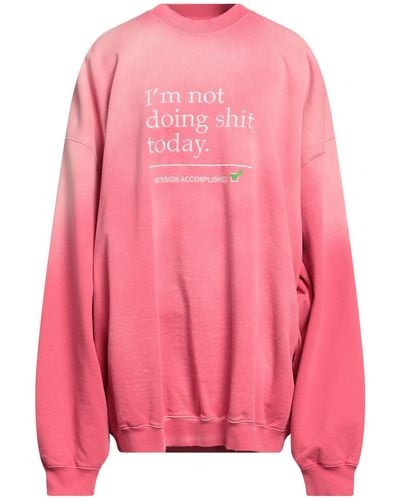 Vetements Sweatshirt - Pink