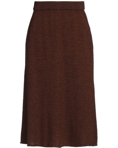 American Vintage Midi Skirt - Brown