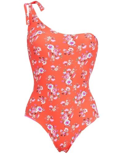 Fisico One-piece Swimsuit - Red