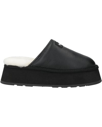 Palm Angels Mules & Clogs Shearling - Black