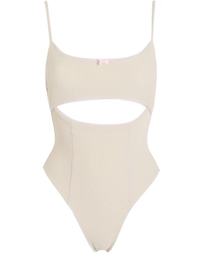 Frankie's Bikinis One-piece Swimsuit - White