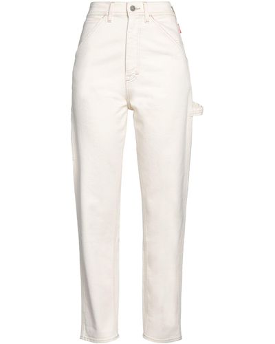 Denimist Pantaloni Jeans - Bianco