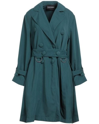 Emporio Armani Overcoat & Trench Coat - Green