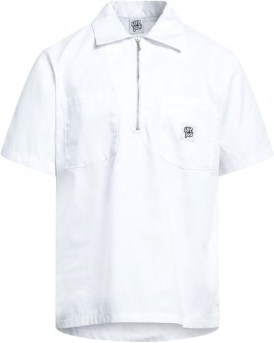 LIFE SUX Polo Shirt - White