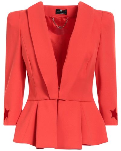 Elisabetta Franchi Suit Jacket - Red