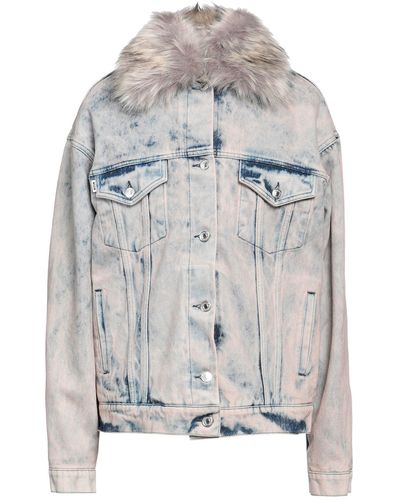 MSGM Denim Outerwear - Grey