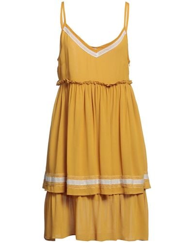 CafeNoir Mini Dress - Yellow
