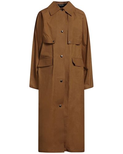 Kassl Overcoat & Trench Coat - Brown